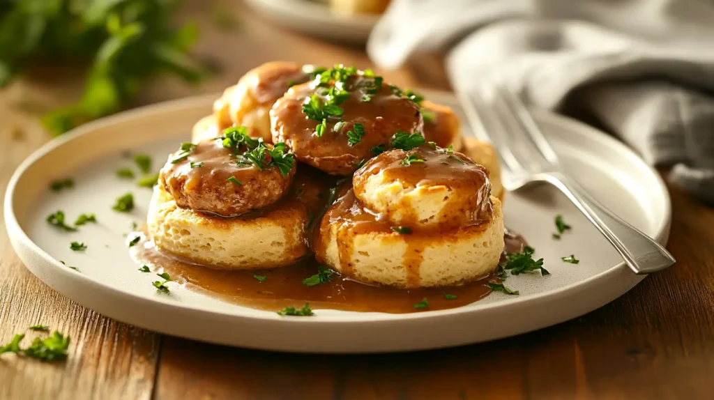 Cooking turkey sausage in a cast-iron skillet