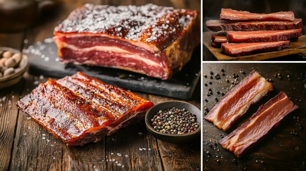 Crispy beef bacon