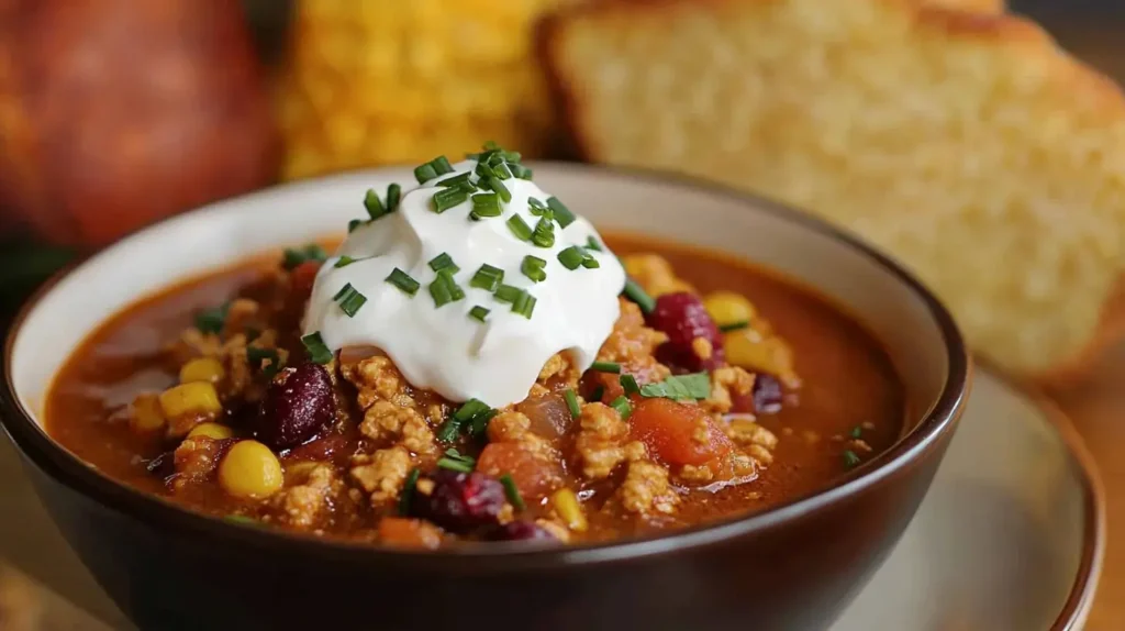 Turkey Cranberry Chili Recipe